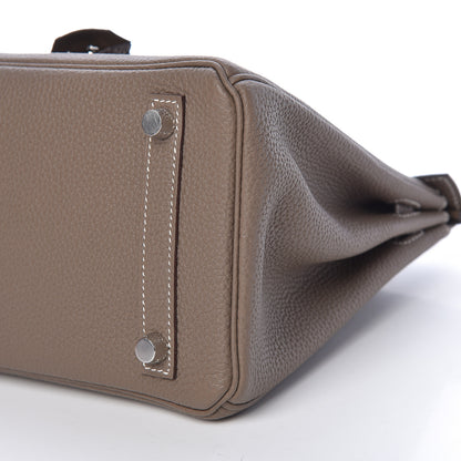 Hermes Togo Birkin 25 Etoupe 8 of 35