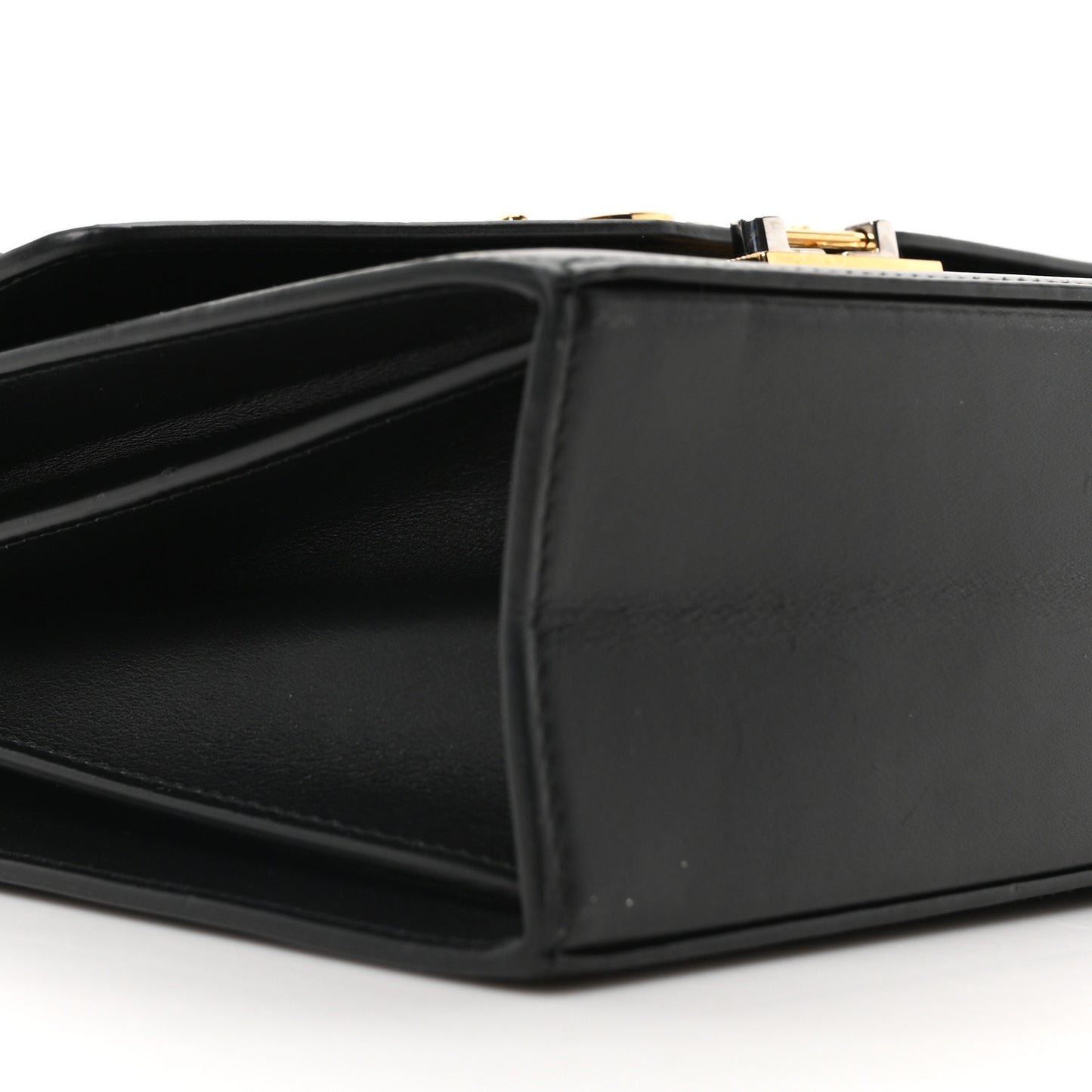Smooth Calfskin Small Zumi Shoulder Bag Black