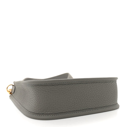 Hermes Taurillon Clemence Evelyne TPM Gris Meyer 4 of 11