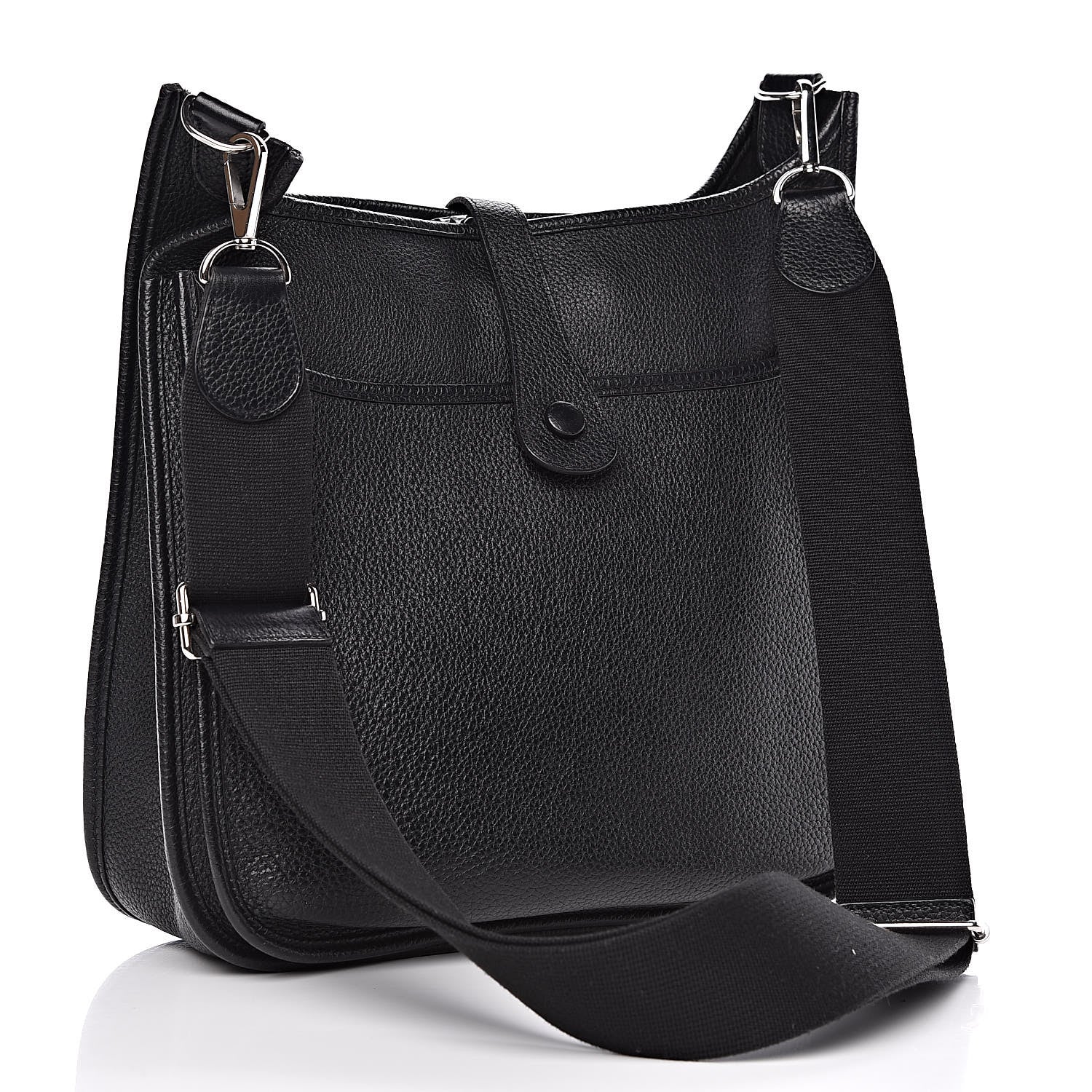 Hermes Taurillon Clemence Evelyne III GM Black 3 of 9