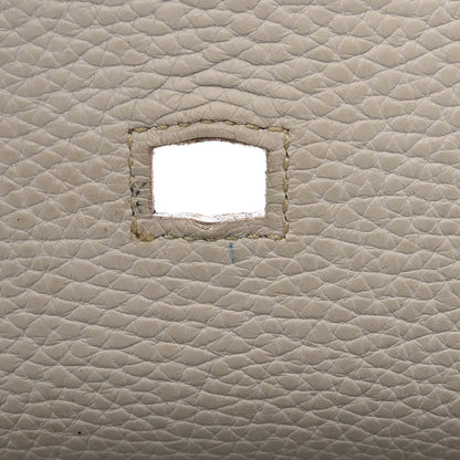 Hermes Taurillon Clemence Jypsiere 28 Gris Perle 9 of 12