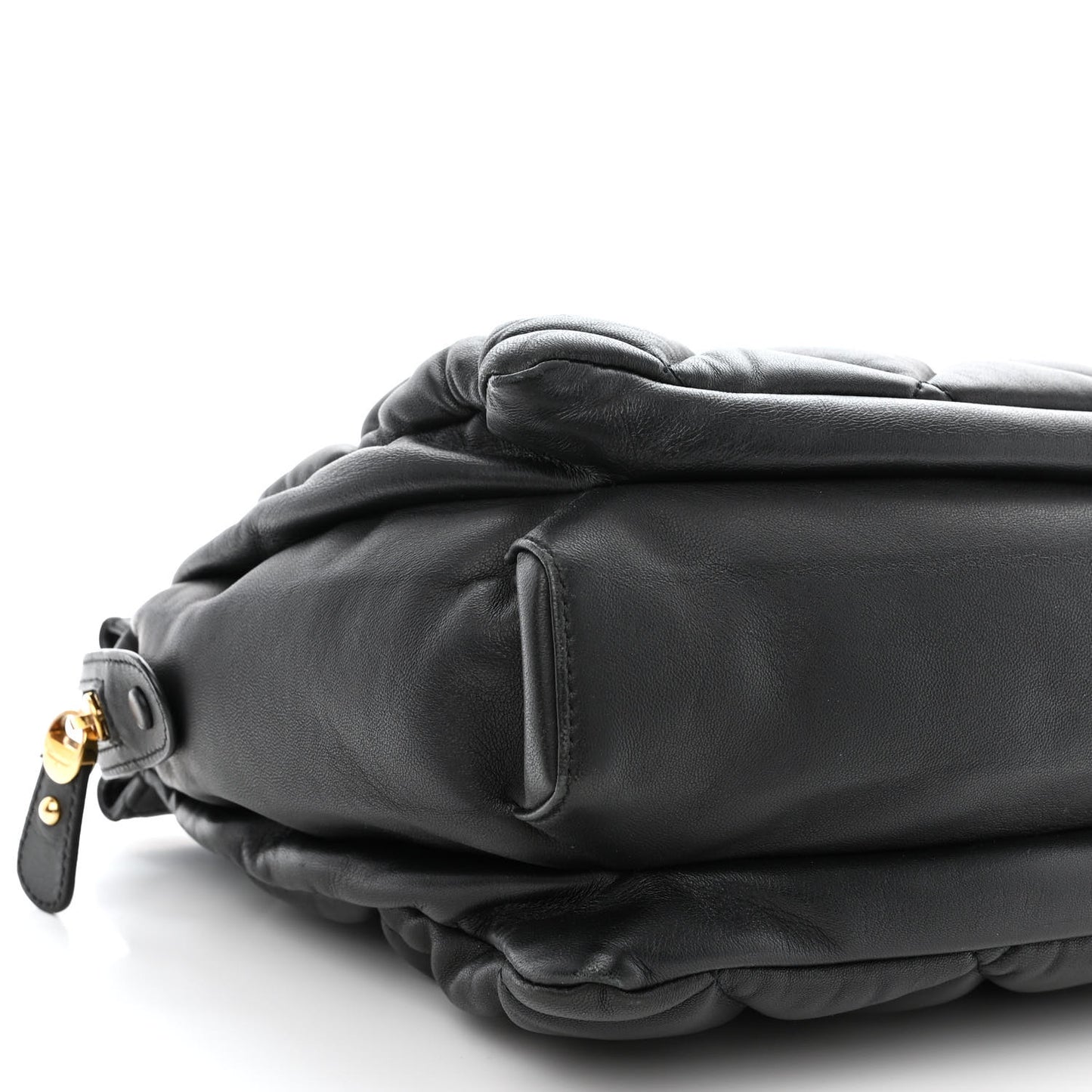Calfskin Quilted Vara Bow Chain Tote Black