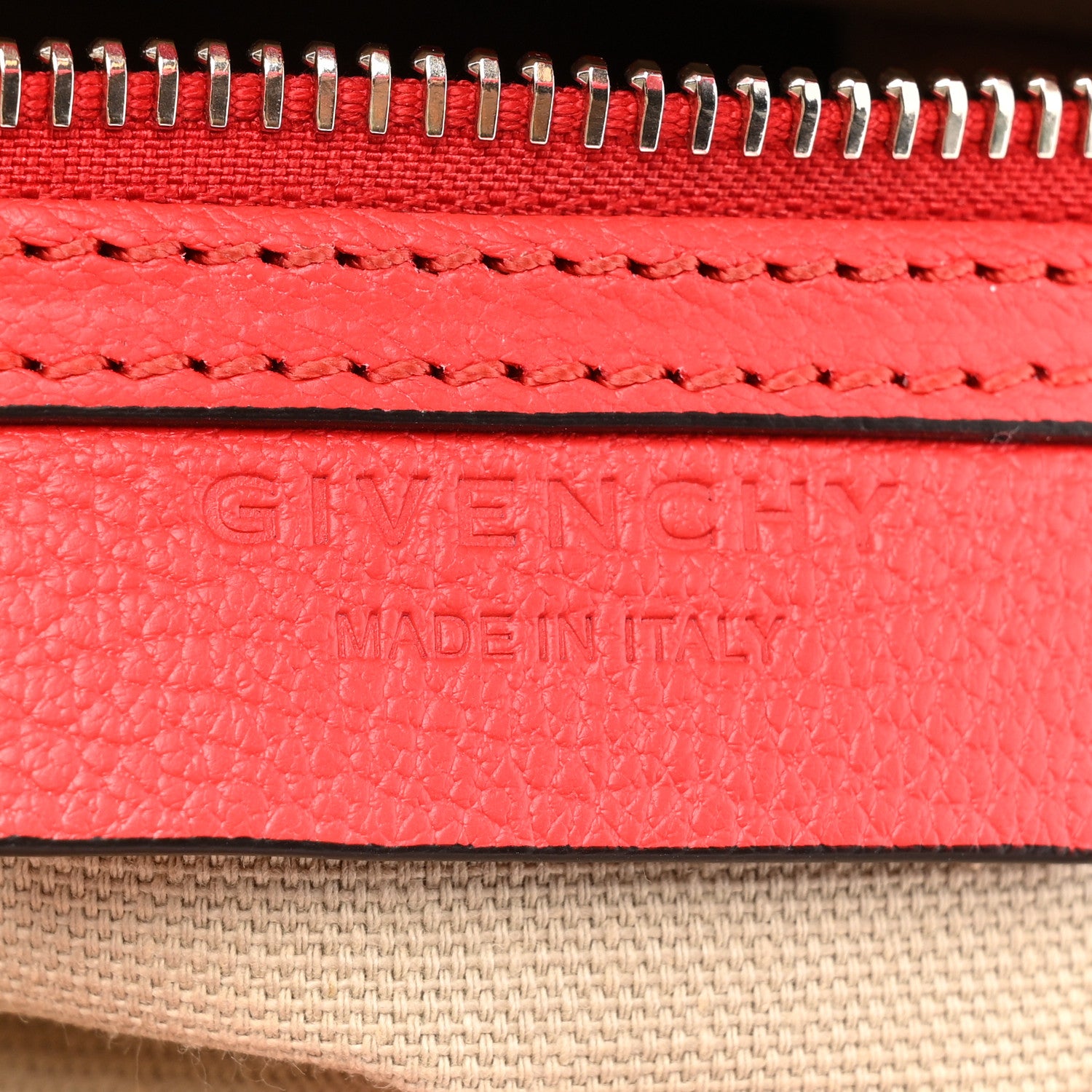Givenchy Sugar Goatskin Mini Antigona Medium Red 5 of 15