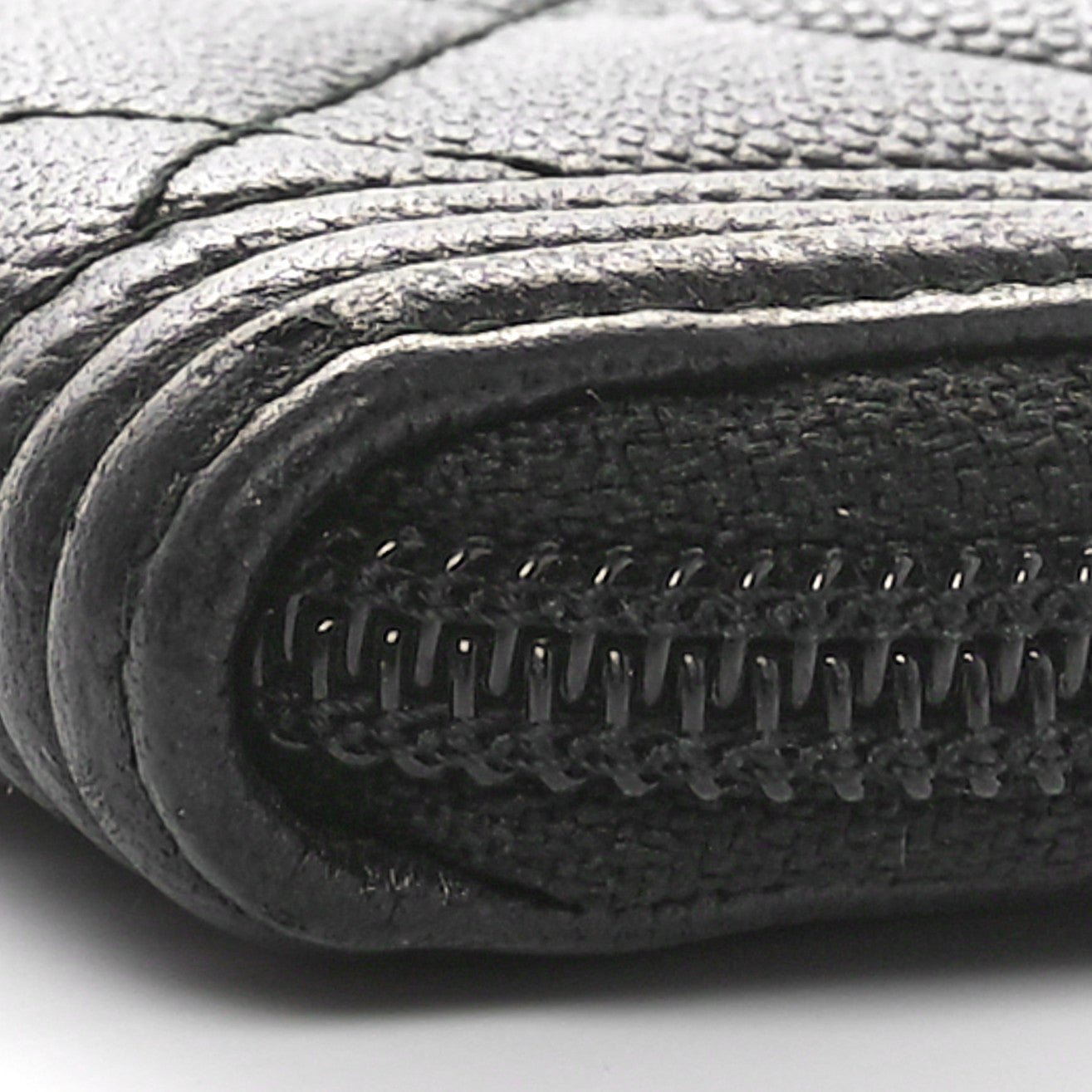 Chanel Caviar Quilted Small Boy Zip Around Wallet So Black 11 of 11