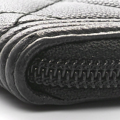Chanel Caviar Quilted Small Boy Zip Around Wallet So Black 11 of 11