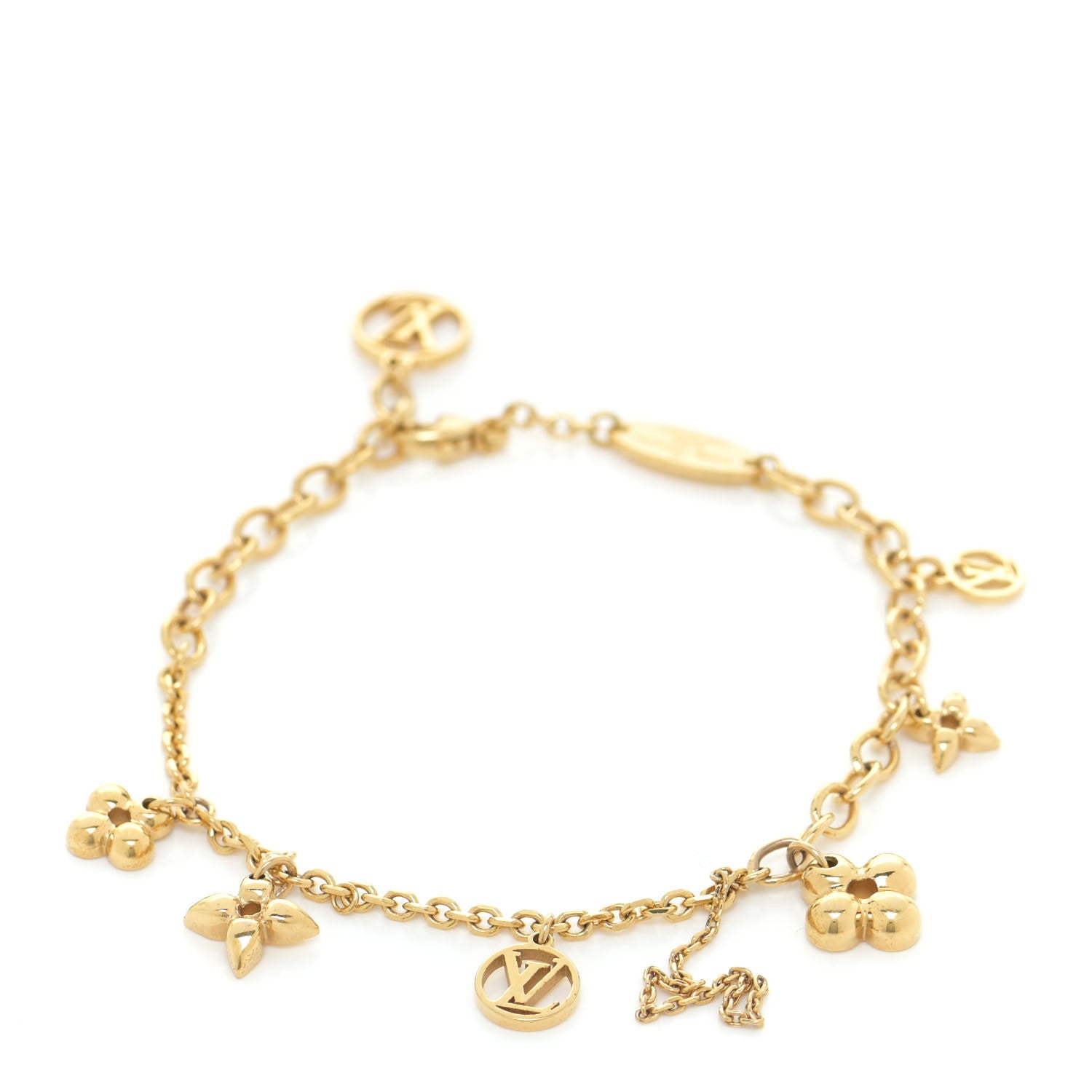 Louis Vuitton Metal Monogram Blooming Supple Bracelet 1 of 6