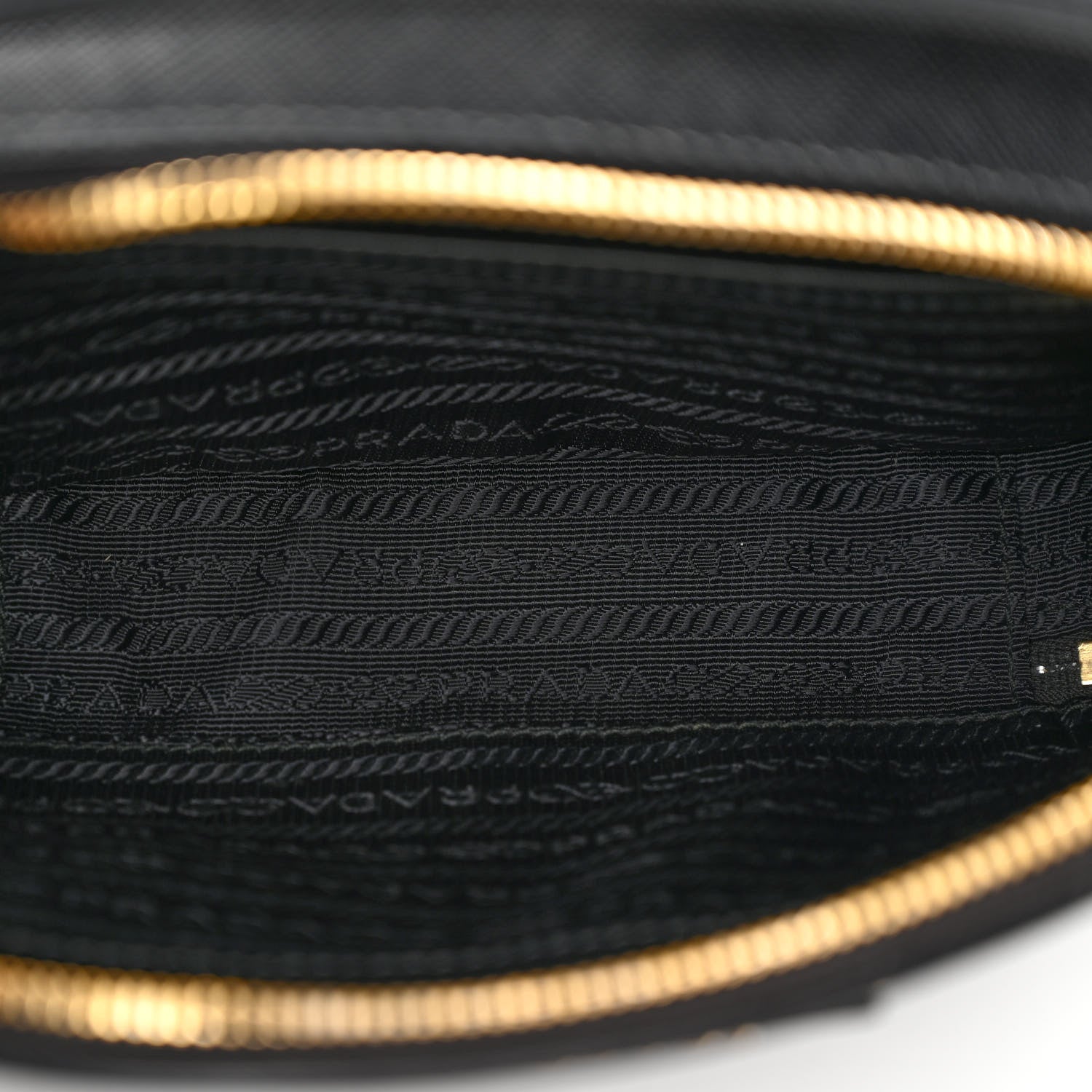Prada Saffiano Lux Odette Crossbody Black 6 of 10