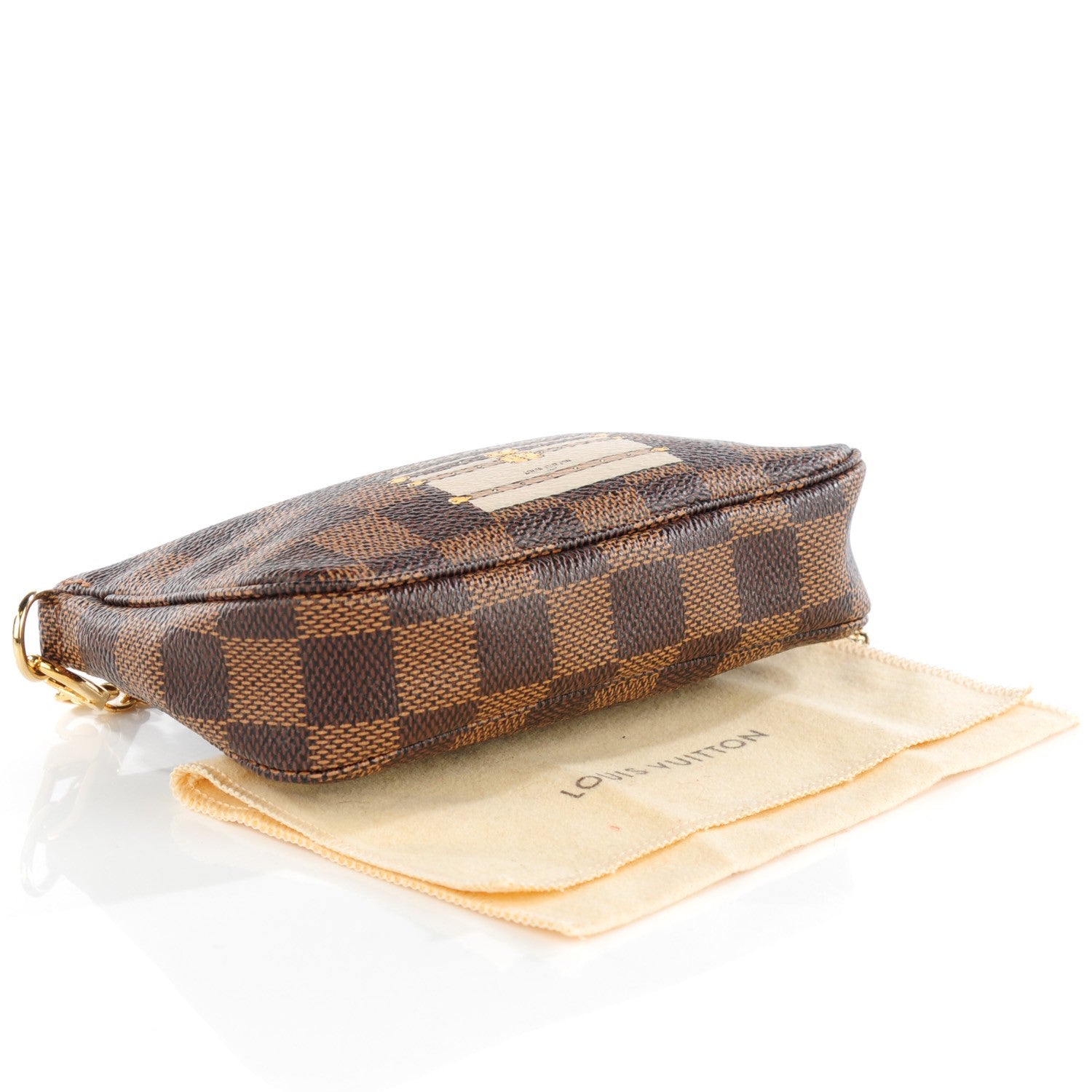 Louis Vuitton Damier Ebene Trunks and Locks Mini Pochette Accessories 4 of 8