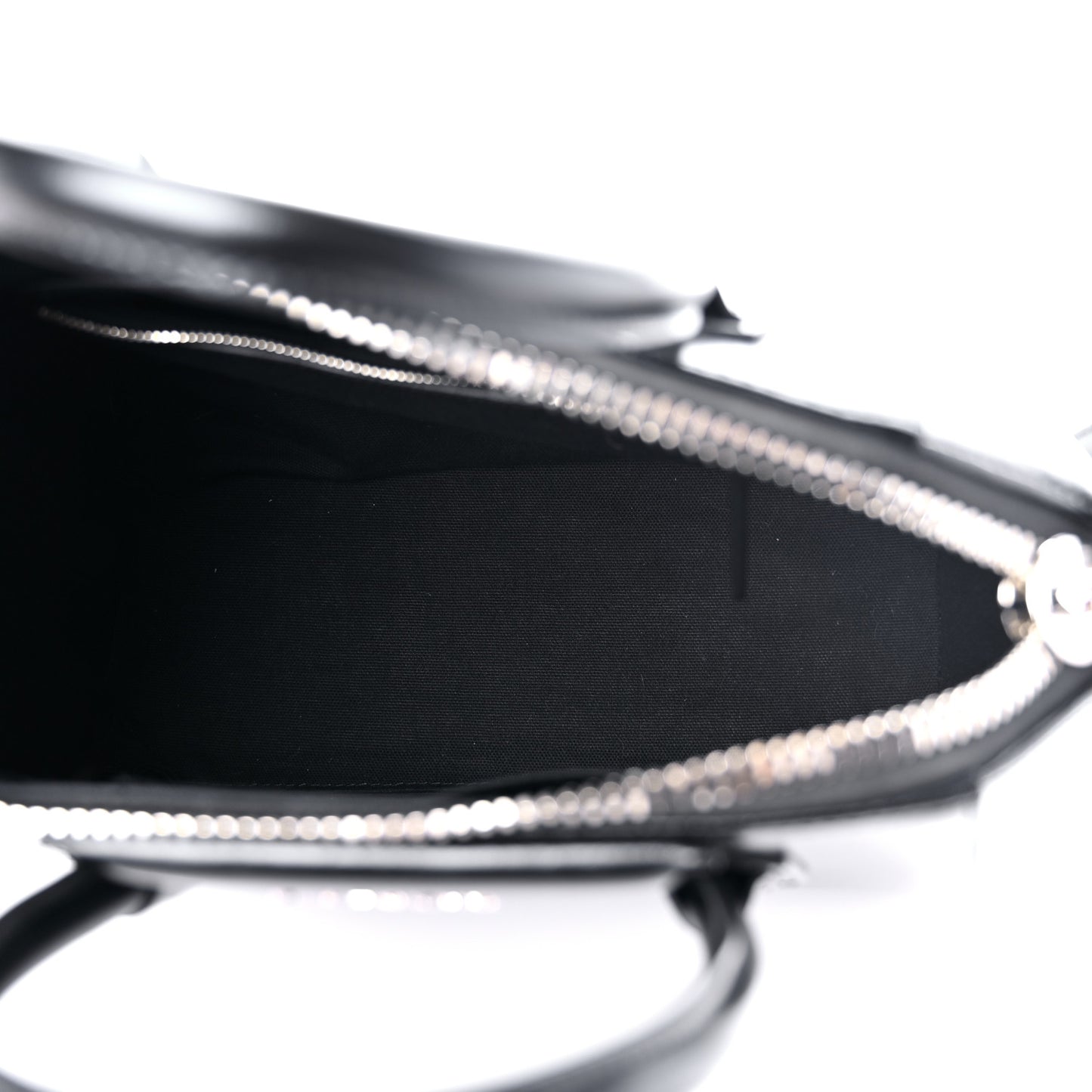 Shiny Lord Calfskin Small Antigona Black