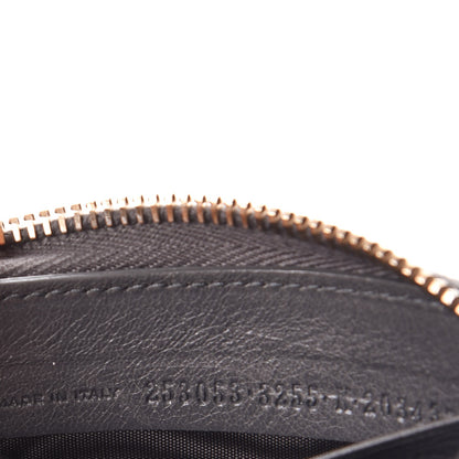 Balenciaga Agneau Giant 12 Rose Gold Hardware Continental Zip Around Wallet Gris Tarmac 7 of 9