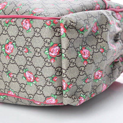 Gucci GG Supreme Monogram Rose Bud Diaper Bag Pink 11 of 15