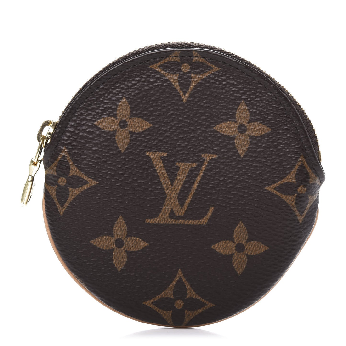 Monogram Round Coin Purse