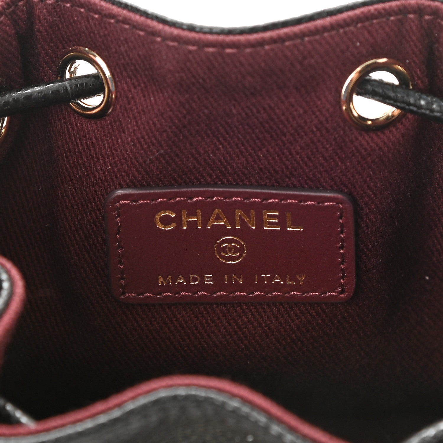 Chanel Caviar Quilted Mini CC Pocket Bucket Bag Black 6 of 11