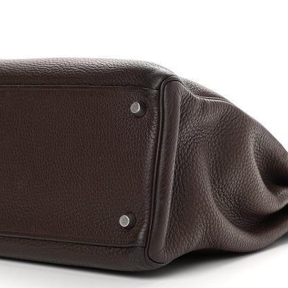 Hermes Togo Kelly Retourne 35 Chocolate 10 of 13