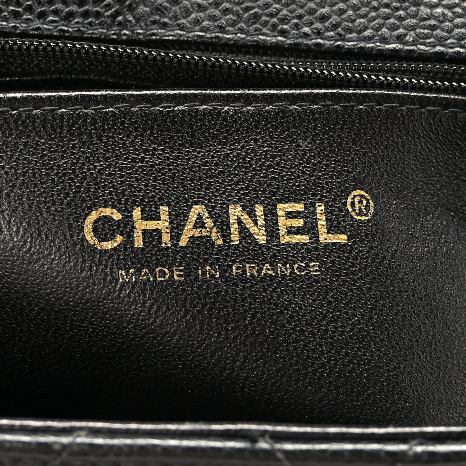 Chanel Caviar Jumbo Single Flap Black 6 of 9