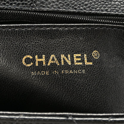 Chanel Caviar Jumbo Single Flap Black 6 of 9