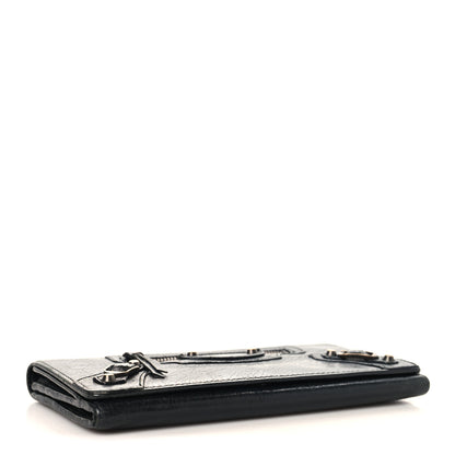 Balenciaga Agneau Classic Hardware Money Wallet Black 4 of 8