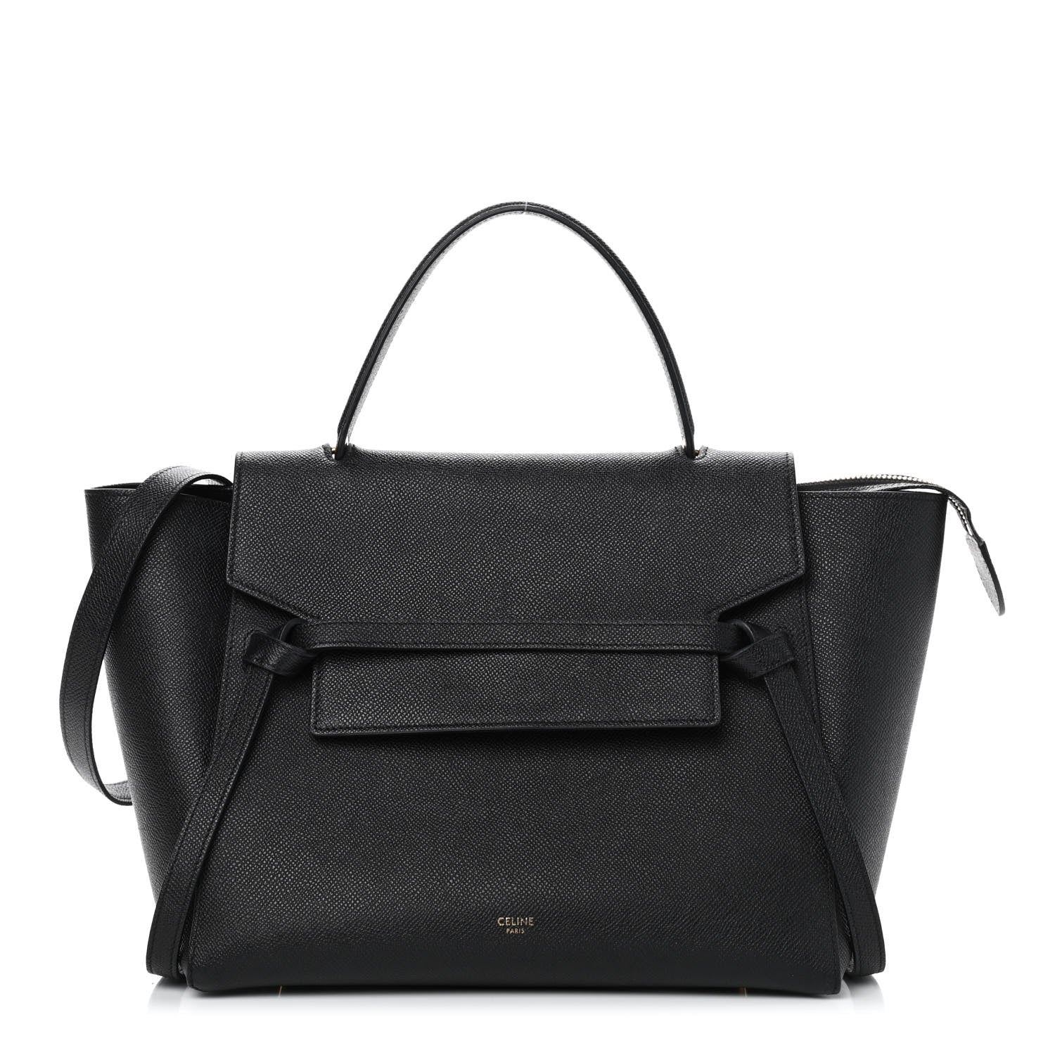 Celine Grained Calfskin Mini Belt Bag Black 1 of 9