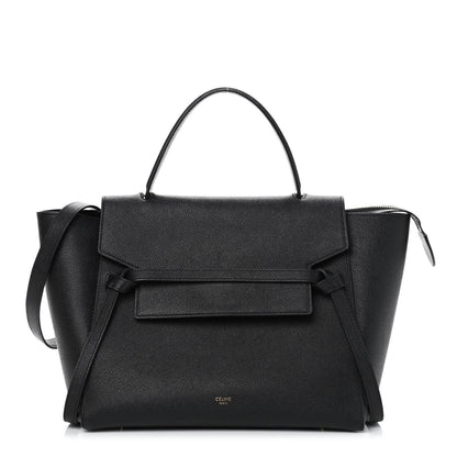 Celine Grained Calfskin Mini Belt Bag Black 1 of 9