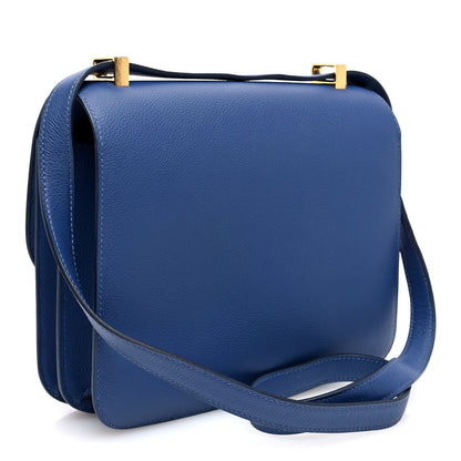 Hermes Evercolor Constance 24 Bleu Brighton 3 of 10
