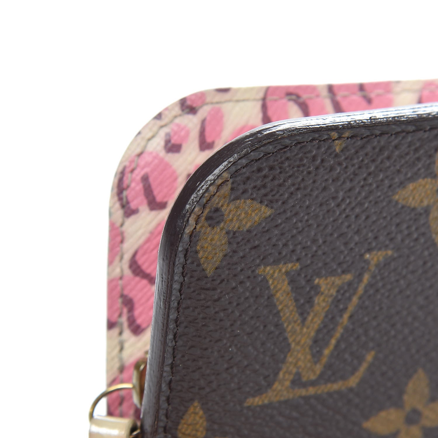 Louis Vuitton Monogram Leopard Insolite Wallet Blanc Corail 7 of 11