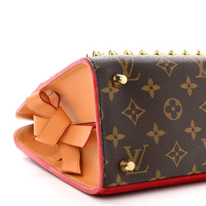 Louis Vuitton Monogram Calf Hair Spikes Iconoclasts Christian Louboutin Tote Red 8 of 9