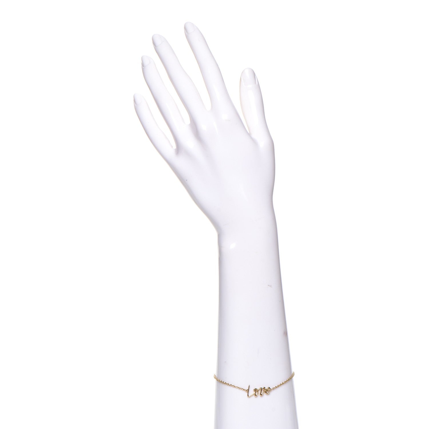 Tiffany 18K Yellow Gold Paloma Picasso Graffiti Love Bracelet 2 of 7