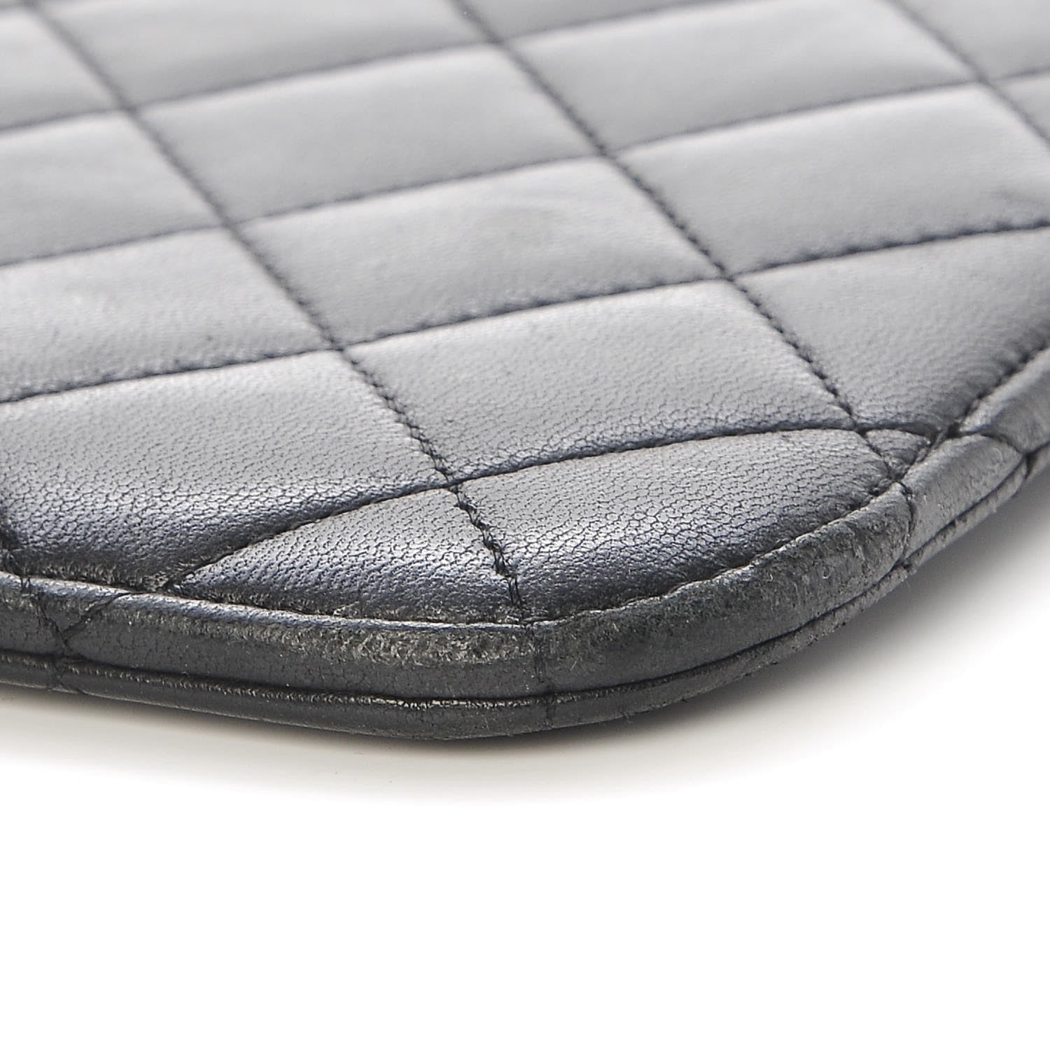 Chanel Lambskin Quilted iPad Case Black 10 of 11