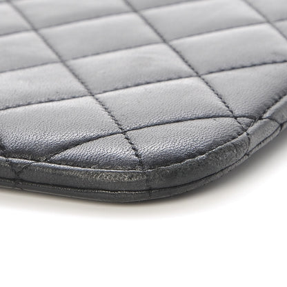 Chanel Lambskin Quilted iPad Case Black 10 of 11