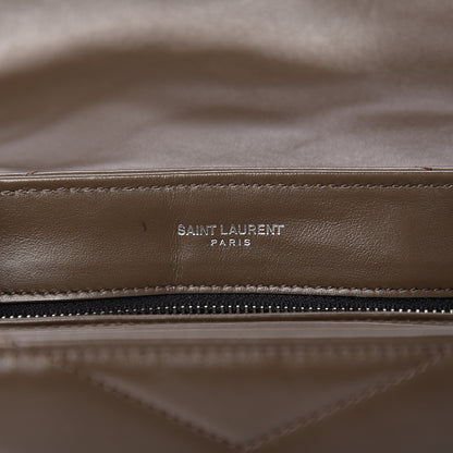 Saint Laurent Calfskin Y Quilted Monogram Toy Loulou Crossbody Bag Faggio 5 of 9