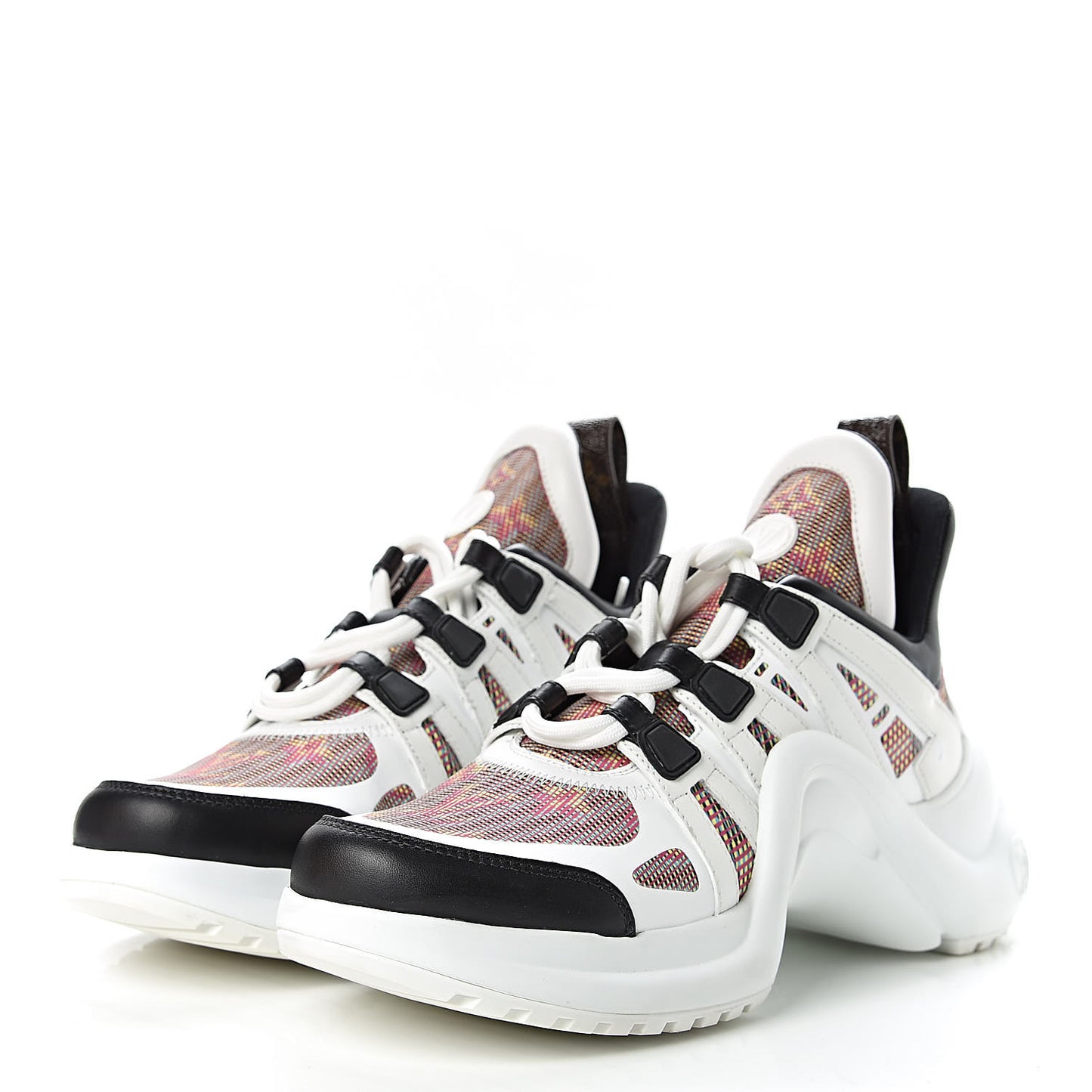 Calfskin Nylon LV Pop Archlight Sneaker 39.5 Rose