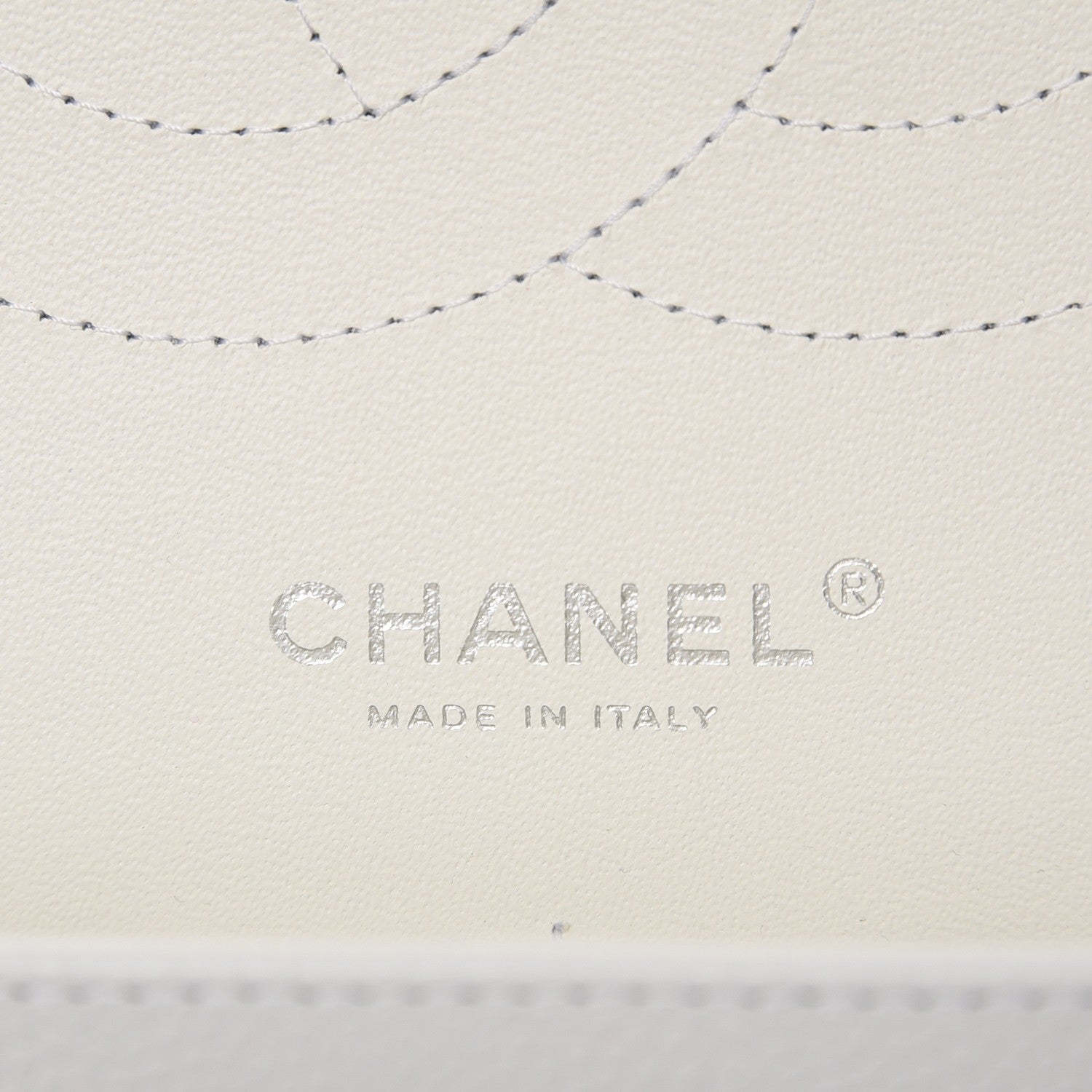 Chanel Caviar Quilted Jumbo Double Flap White 6 of 8