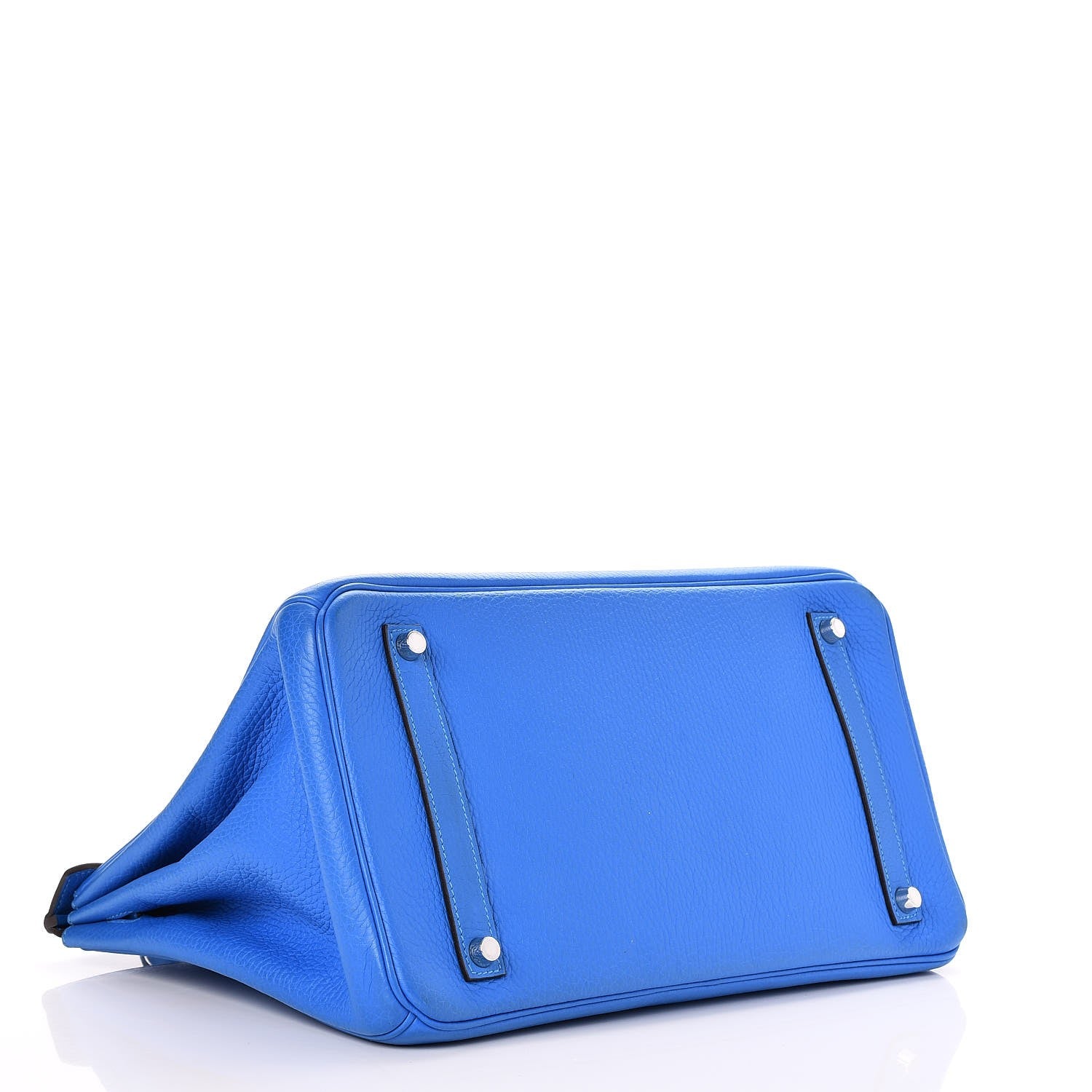 Hermes Taurillon Clemence Birkin 35 Bleu Hydra 4 of 33