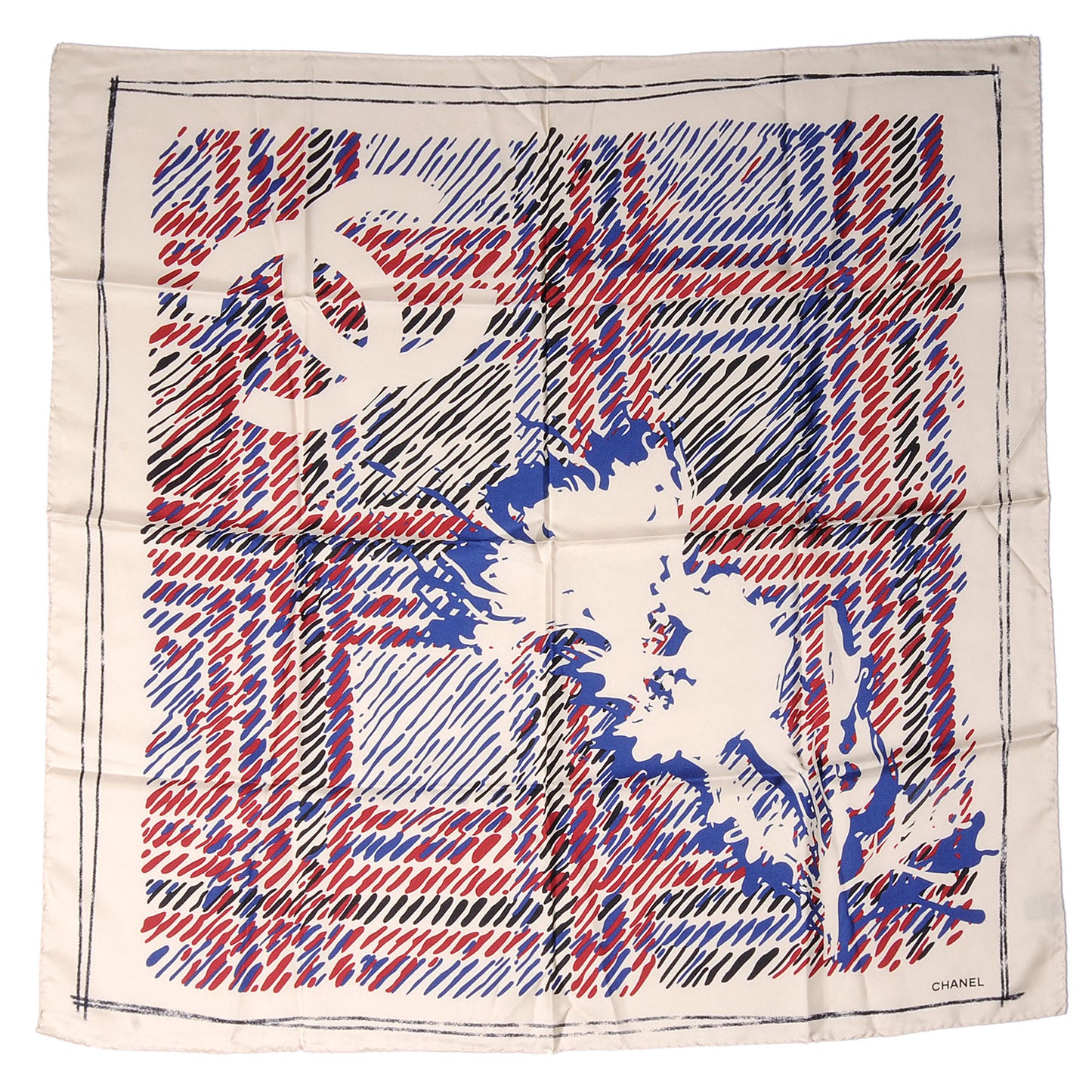 Silk CC Thistle Square Scarf