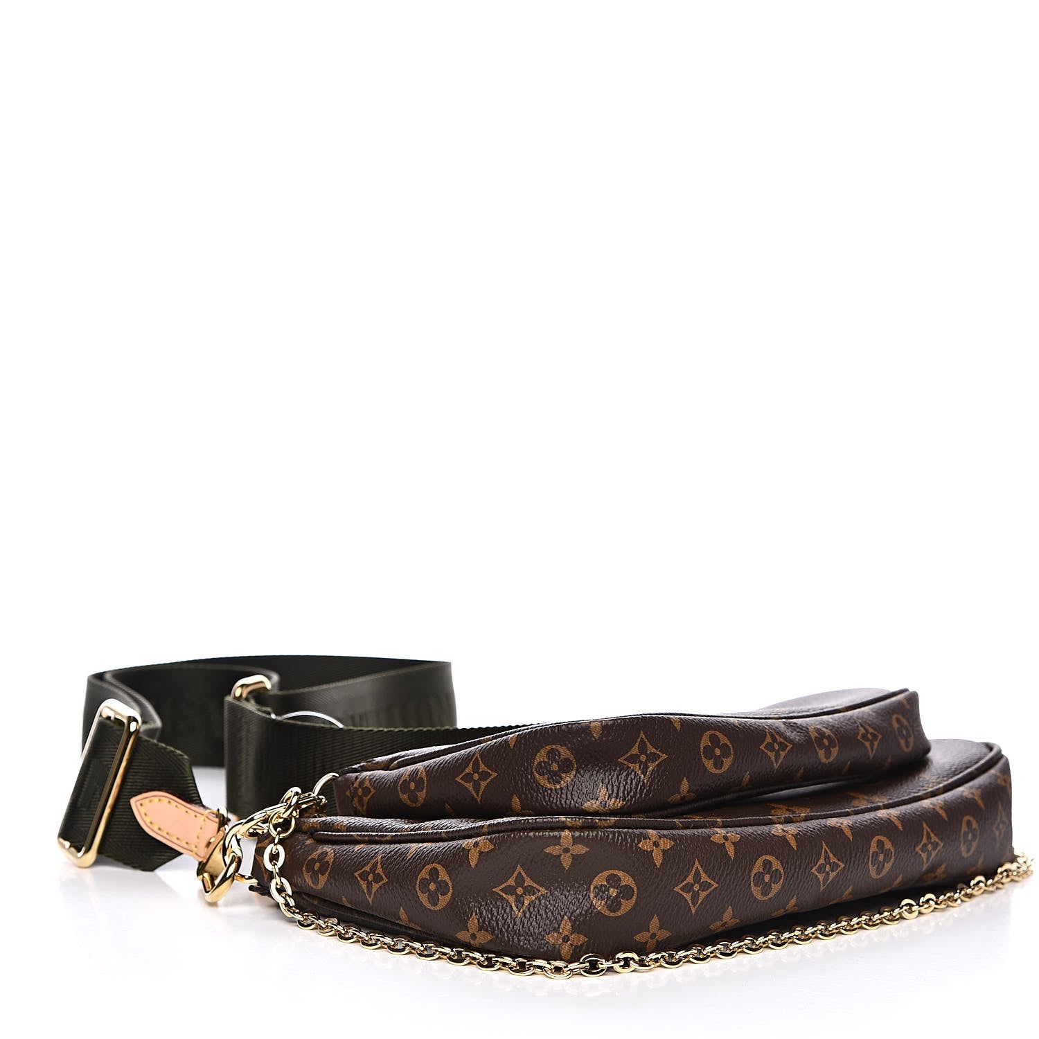 Louis Vuitton Monogram Multi Pochette Accessories Kaki 4 of 10