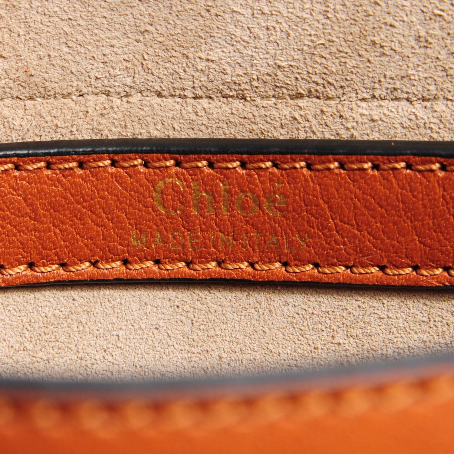 Chloe Calfskin Braided Small Hudson Bag Caramel 9 of 9