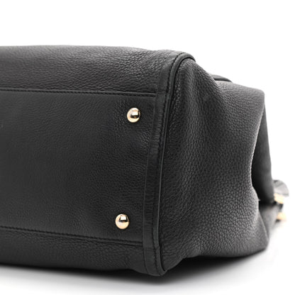 Gucci Pebbled Calfskin Medium Soho Shoulder Bag Black 10 of 16