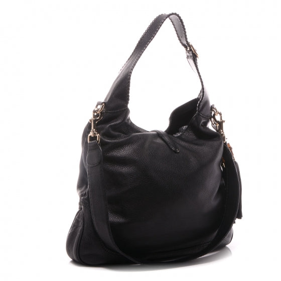 Gucci Calfskin Large New Jackie Hobo Black 3 of 7