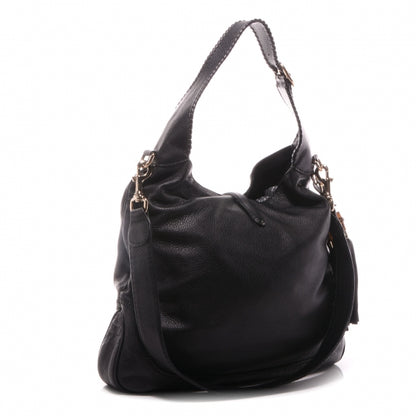 Gucci Calfskin Large New Jackie Hobo Black 3 of 7