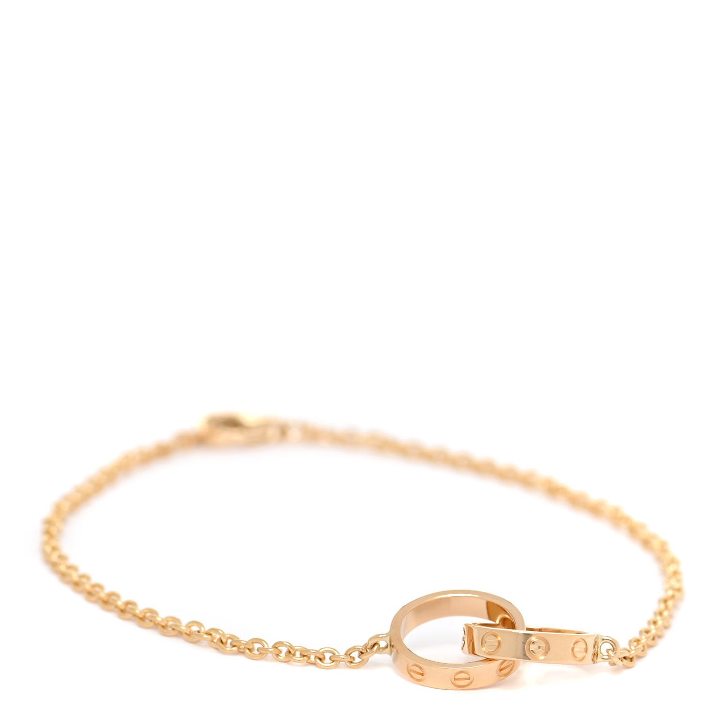 18K Yellow Gold Interlocking LOVE Bracelet