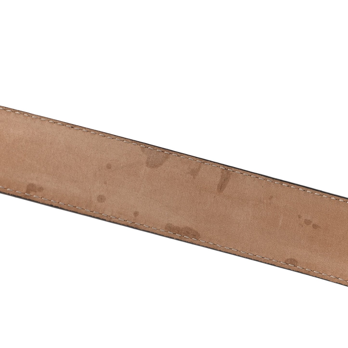 Calfskin Interlocking G Belt 120 48 Grey
