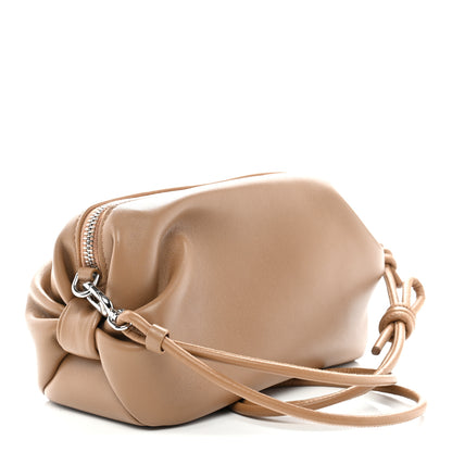 Christian Dior Supple Lambskin Bow Pouch Camel 3 of 12