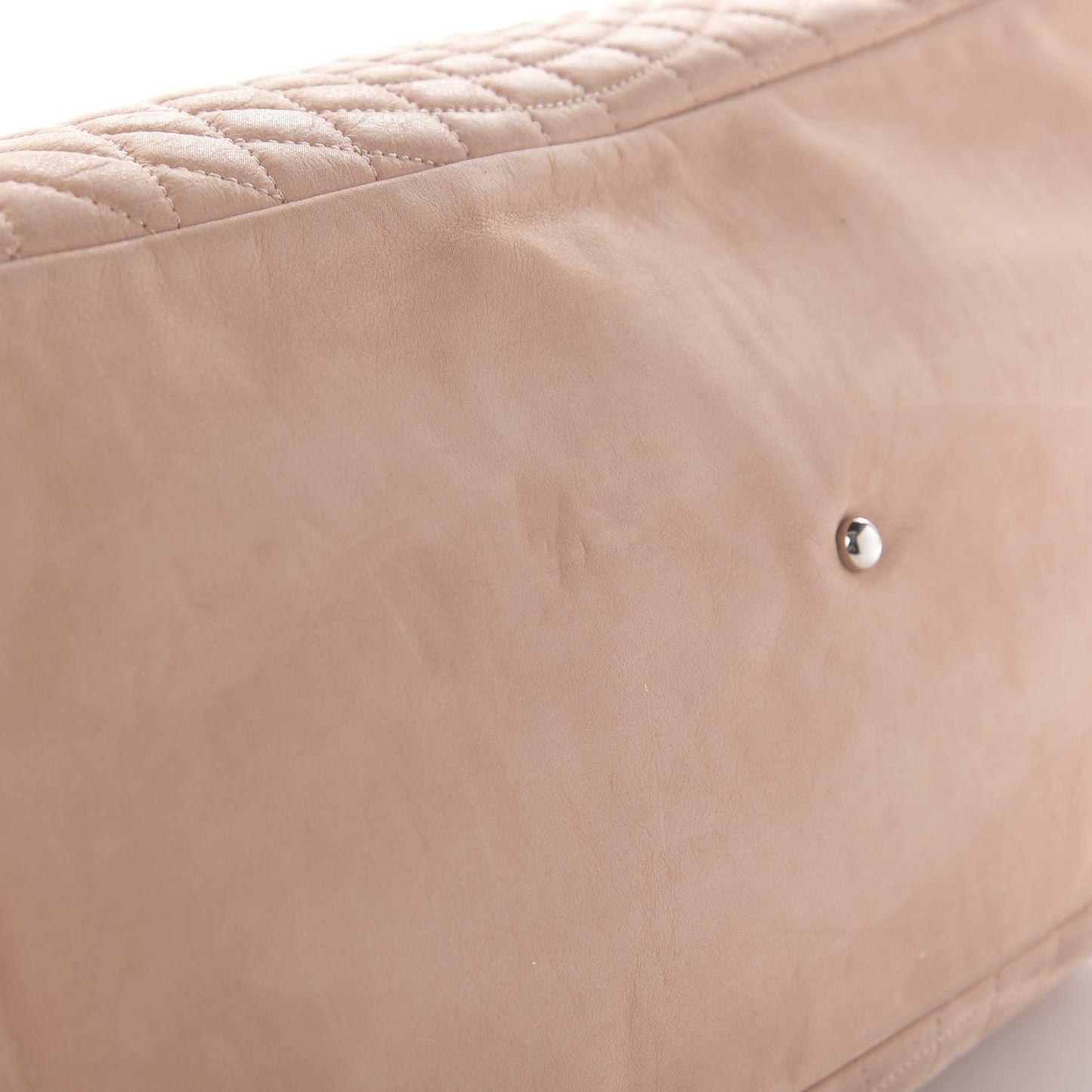Iridescent Calfskin Large Sea Hit Tote Pink