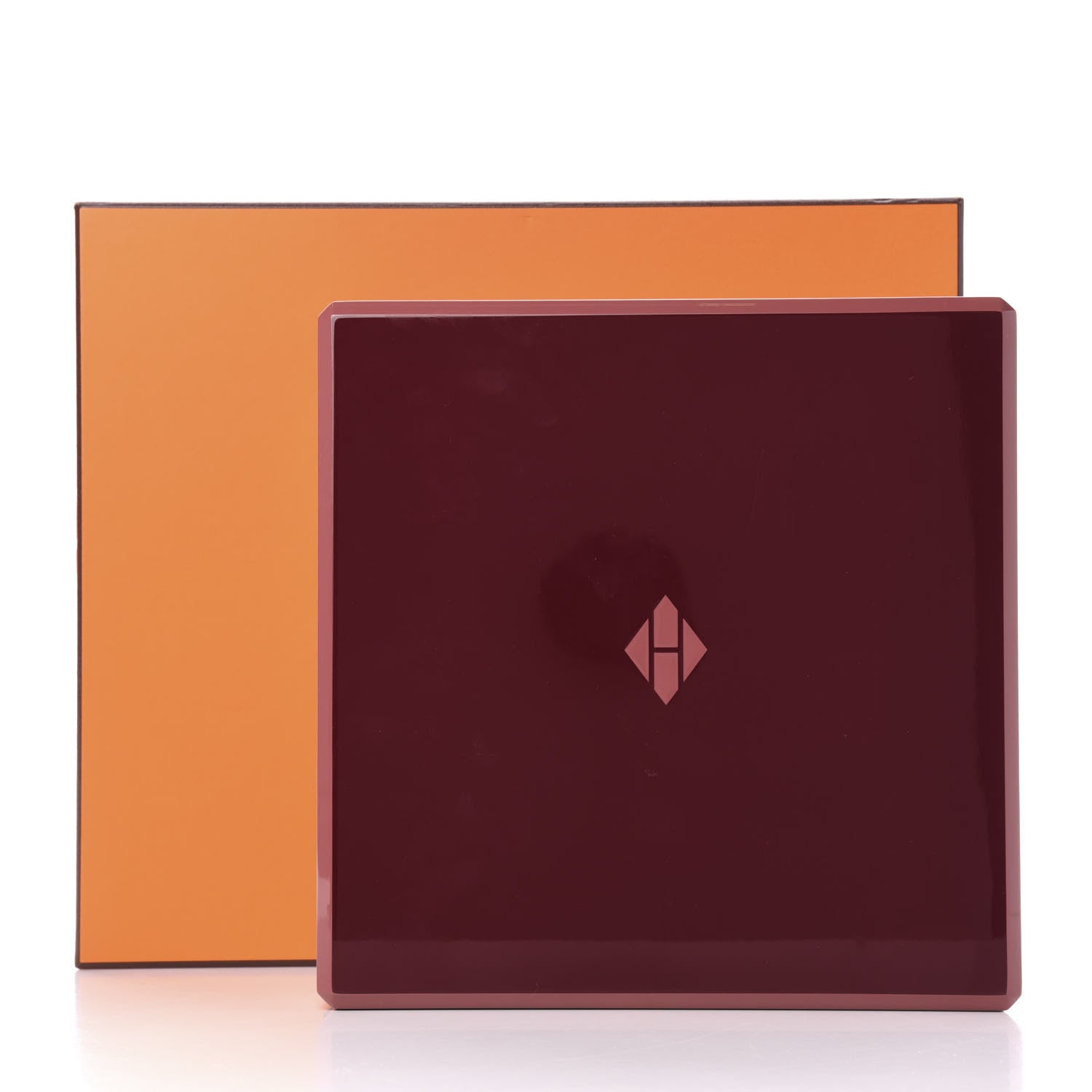 Hermes Lacquered Wood Smooth Taurillon Facettes Jewelry Box 11 of 11