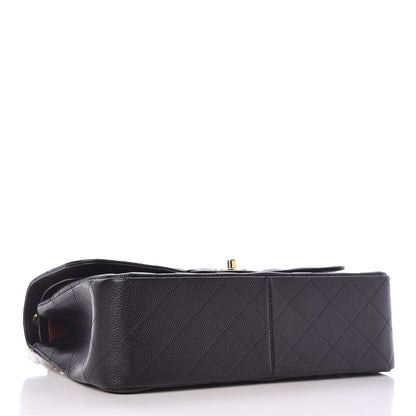 Chanel Caviar Quilted Jumbo Double Flap Black 4 of 10