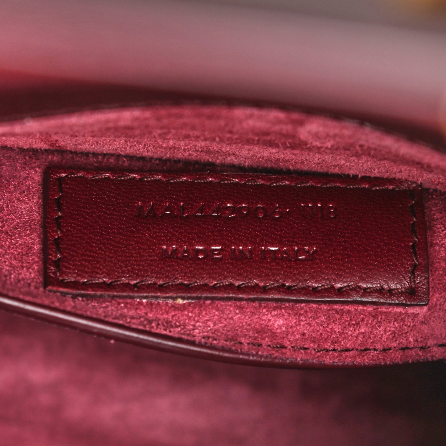 Calfskin Medium Monogram Sunset Pallisandre