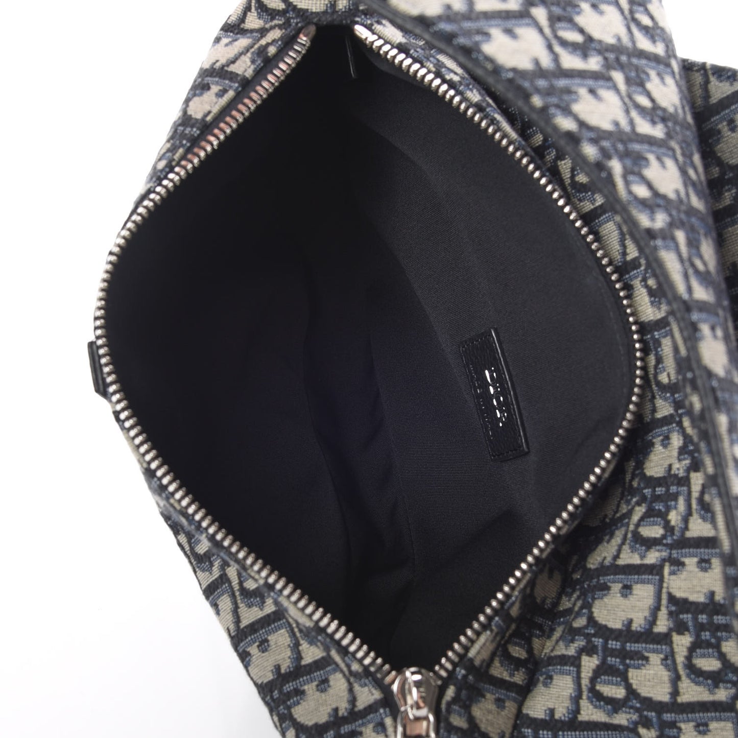 Oblique Saddle Bag Blue