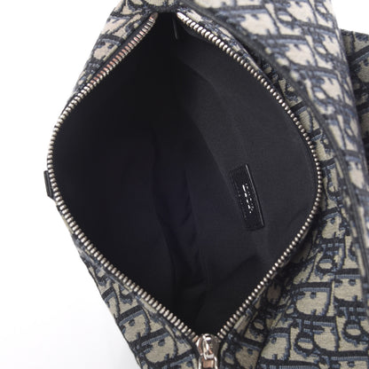 Christian Dior Oblique Saddle Bag Blue 5 of 8