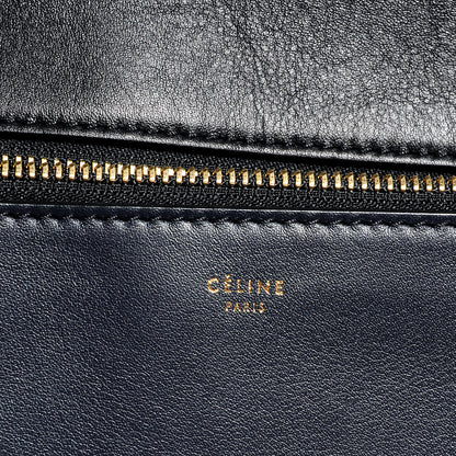 Celine Smooth Calfskin Medium Edge Black Navy 6 of 8