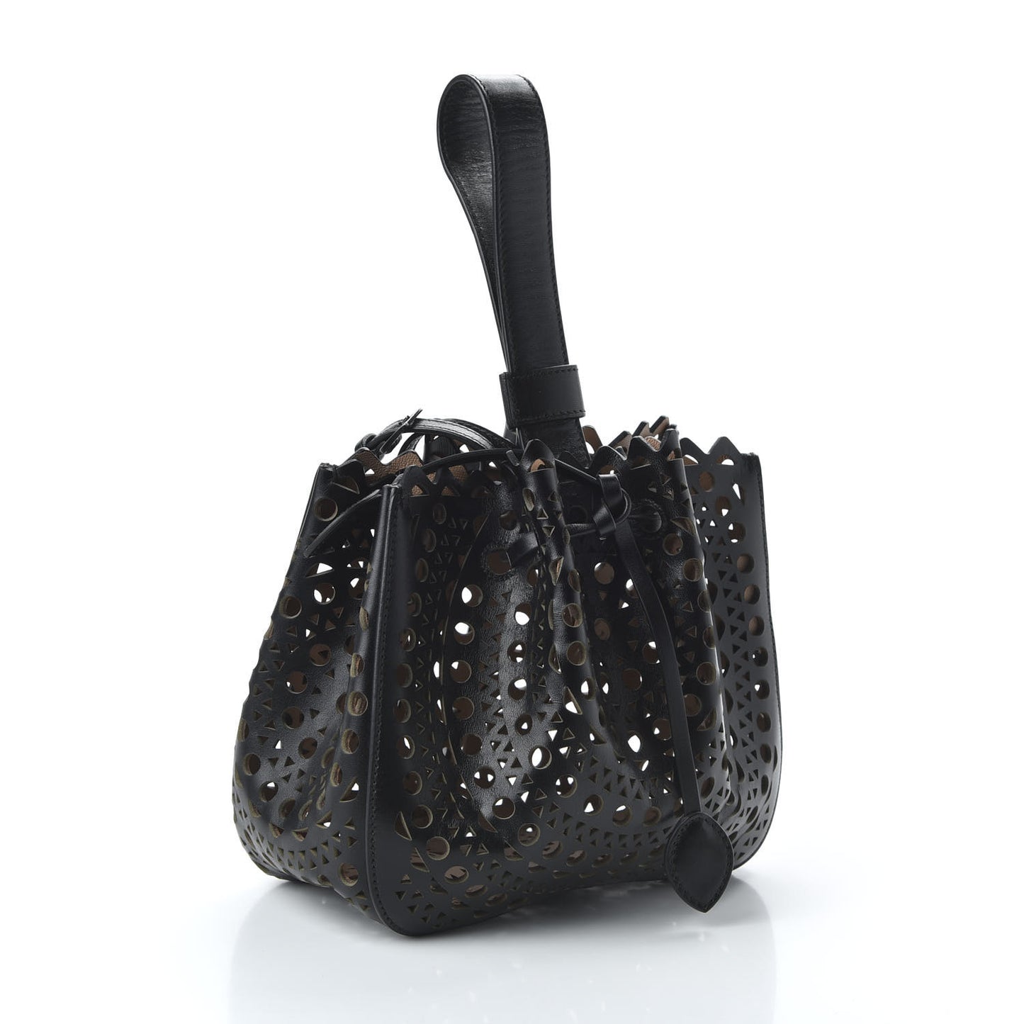 Lux Calfskin Vienne Rose-Marie 19 Bag Black
